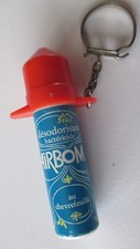 Porte clé, années 60, Spray Miniature Désodorisant bactéricide AIRBOM comprar usado  Enviando para Brazil