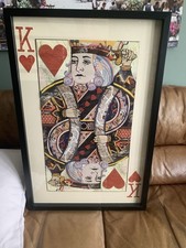 Poker framed playing for sale  LONDON