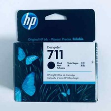 Usado, Novo! Cartucho de tinta genuíno HP 711 80-ml preto DesignJet CZ133A validade 06/2021 comprar usado  Enviando para Brazil