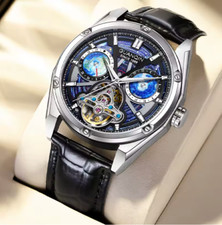 GUANQIN Tourbillon relógios mecânicos de luxo masculinos luminosos 50M à prova d'água comprar usado  Enviando para Brazil