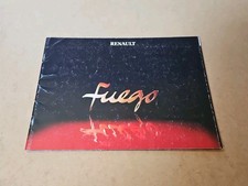 Renault fuego brochure usato  Macomer