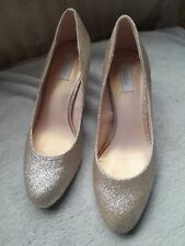 Gold sparkly heel for sale  STAMFORD