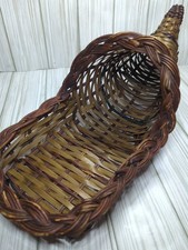 Vtg wicker cornucopia for sale  Gold Canyon