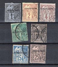 Guadeloupe 1891 oblitéré d'occasion  Saint-Trivier-de-Courtes