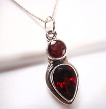 Garnet faceted teardrop for sale  Hales Corners