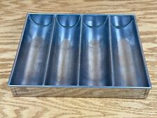Bandeja organizadora de armazenamento gaveta lixeira peças aço inoxidável industrial vintage boa comprar usado  Enviando para Brazil