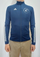 Adidas Aeroready Techfit Herren Blaues Sport-Langarmshirt Full Zip Trikot XS Top na sprzedaż  PL