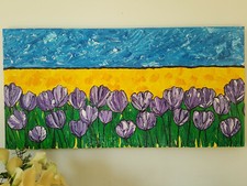 Quadro mare fiori usato  Bari