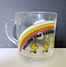Vintage snoopy glass for sale  BUDE
