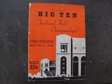 Original 1938 Big Ten Track Field Ohio Stadium Official Championship Program comprar usado  Enviando para Brazil