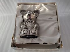 Silver plated teddy for sale  BEACONSFIELD