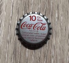 Vintage 10 oz. Tampa de garrafa pop refrigerante Coca Cola tamanho água carbonatada cor caramelo comprar usado Vintage 10 oz. Tampa de garrafa pop refrigerante Coca Cola tamanho água carbonatada cor caramelo comprar usado  Enviando para Brazil