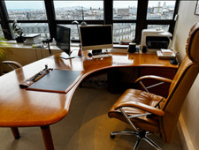 Grand bureau arrondi d'occasion  Paris XV