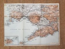 Carta geografica mappa usato  Villarosa