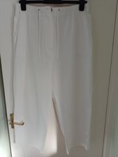 Ladies white cropped for sale  NOTTINGHAM