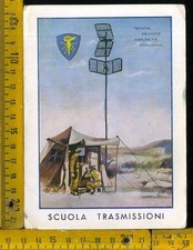 Cartolina militare scuola usato  Italia