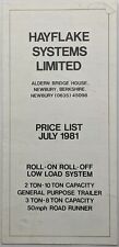 Original hayflake low for sale  BOURNEMOUTH