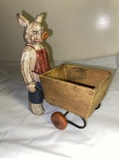 Painted wooden pig for sale  Ontario