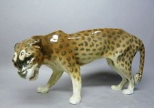 Porzellan leopard naturalistis gebraucht kaufen  Neuenrade