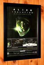Alien Isolation PS3 PS4 Xbox 360 One Promo Werbeblatt Gerahmt Poster Ad Framed comprar usado  Enviando para Brazil
