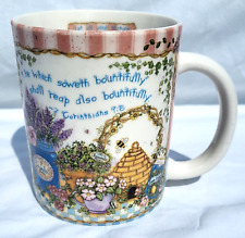 Caneca Amcal The Language of Flowers xícara café coríntios floral abelhas religião comprar usado  Enviando para Brazil