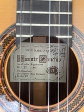 Hand signed vicente for sale  LISKEARD