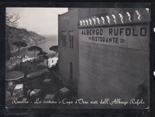 Cartolina ravello costiera usato  Italia
