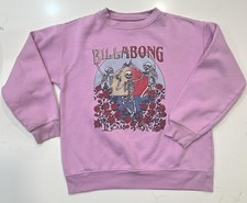 Moletom Billabong Youth Girls gola redonda tamanho médio pulôver esqueletos roxo comprar usado  Enviando para Brazil