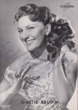 Ginette baudin document d'occasion  Sète