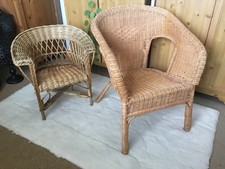 Two wicker bamboo for sale  PETERLEE