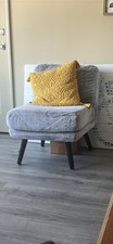 Fluffy grey chair for sale  Memphis