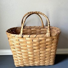 Vintage woven handled for sale  Spring