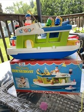 Vintage 1972 Fisher-Price Play Family Little People Houseboat #985 - Leia comprar usado  Enviando para Brazil