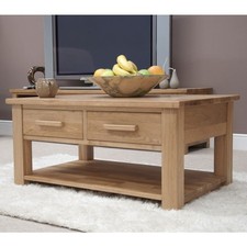 oak coffee table storage for sale oak coffee table storage for sale BICESTER