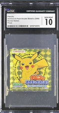 Adesivo Pikachu Bandai Namco Prism 2009 Diamante e Pérola, CGC 10, Pop 1 Não Superior comprar usado Adesivo Pikachu Bandai Namco Prism 2009 Diamante e Pérola, CGC 10, Pop 1 Não Superior comprar usado  Enviando para Brazil
