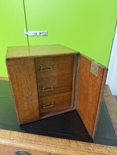 Victorian oak humidor for sale  CHERTSEY