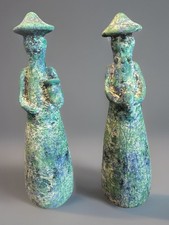 Par de figuras de terracota vintage segunda mano  Embacar hacia Mexico