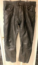 Men leather jeans for sale  HOVE