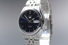 【 Quase perfeito 】 Seiko 5 7S26-01V0 21J Dia/Data Mostrador Azul Relógio Masculino AT do Japão comprar usado  Enviando para Brazil