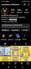 Pubblicitá instagram 144k usato  Torino