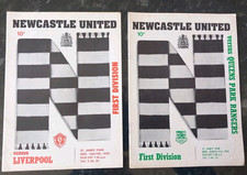 Newcastle united programmes for sale  HEREFORD