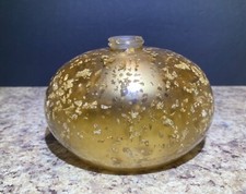 Nicole Miller NY Gold Rush Flakes Lucite Vaso Garrafa Sem Tampa LEIA comprar usado  Enviando para Brazil