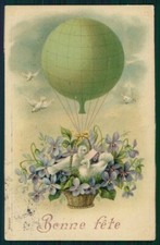 Cartolina mongolfiera colomba usato Cartolina mongolfiera colomba usato  Gambolo