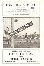 Hamilton accies third for sale  BRISTOL
