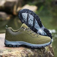 Sapatos masculinos de montanhismo e caminhada ao ar livre corte baixo antiderrapante esportes masculinos baratos comprar usado  Enviando para Brazil
