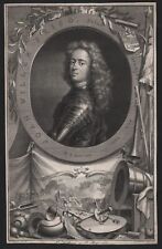 1752 John William Friso Prince Of Naranja Oranien Friesland Retrato Grabado comprar usado  Enviando para Brazil