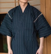 Conjuntos de pijama masculino japonês quimono Yukata Jinbei listra tradicional roupa de dormir macia  comprar usado  Enviando para Brazil