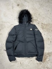 Vintage Y2K Nike ACG czarna kurtka puchowa ze sztucznego fufuf rzadka kamizelka 2 w 1 na sprzedaż  PL
