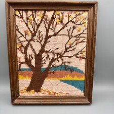 Vintage needlepoint framed for sale  Bettendorf