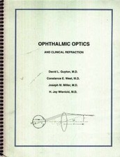 Ophthalmic Optics and Clincal - Spiral-bound, by David L. Guyton - Good segunda mano  Embacar hacia Mexico